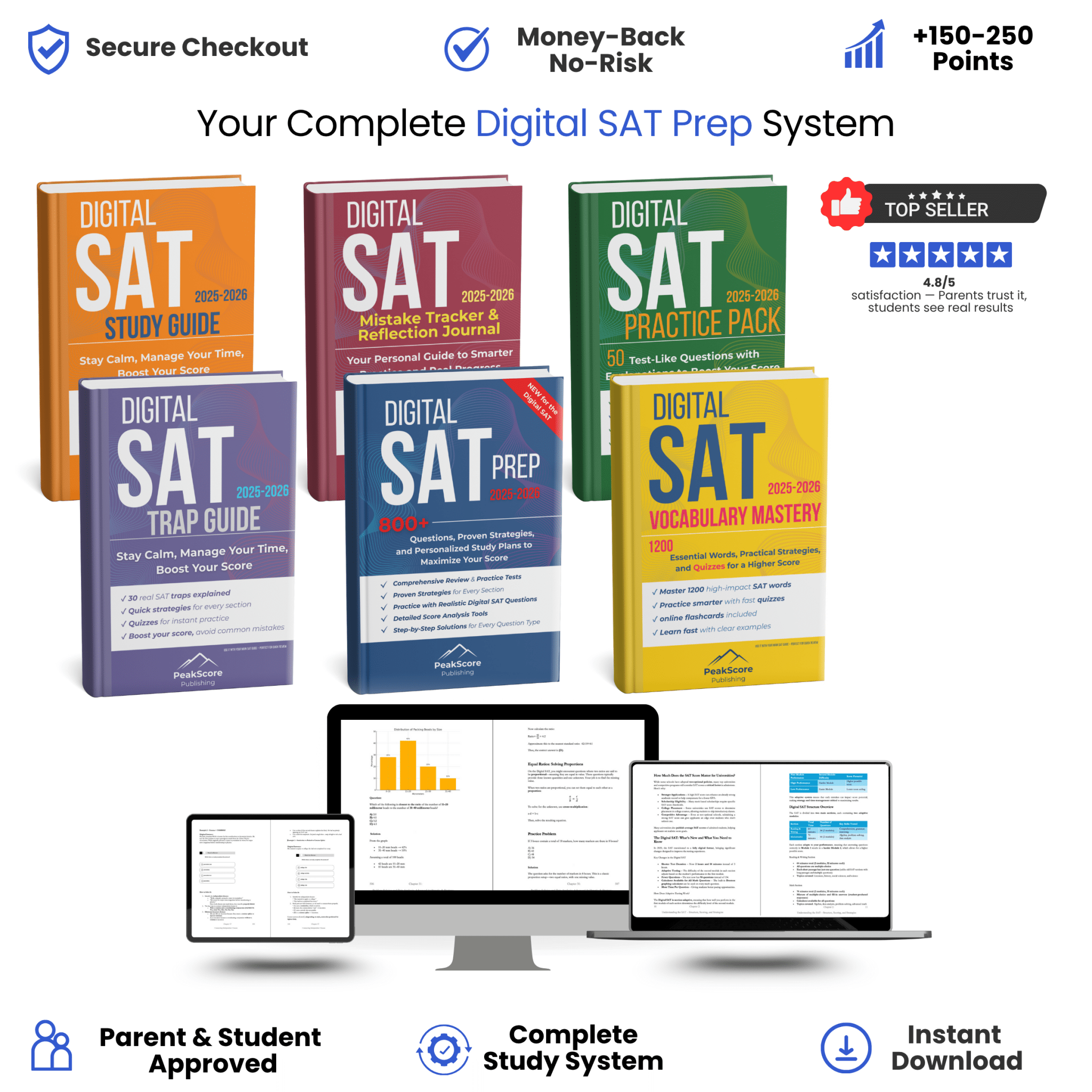 The Ultimate Digital SAT Bundle: 6 Books to Maximize Your Score - Peak Score Media