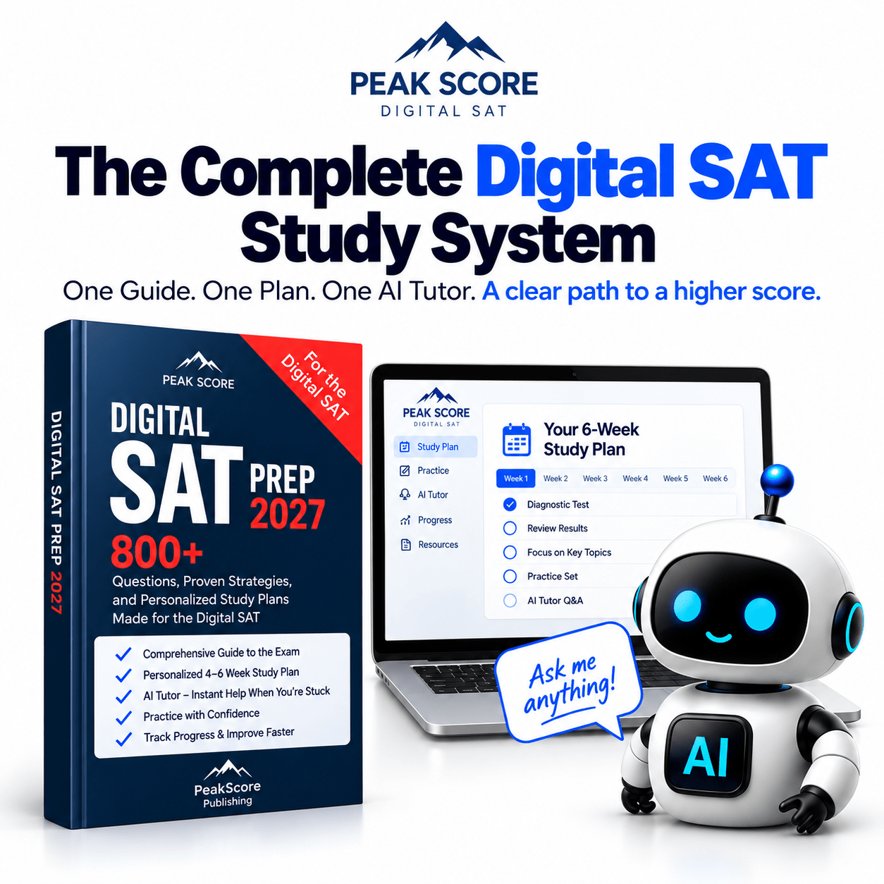 Peak Score Digital SAT Study System - Peak Score Media
